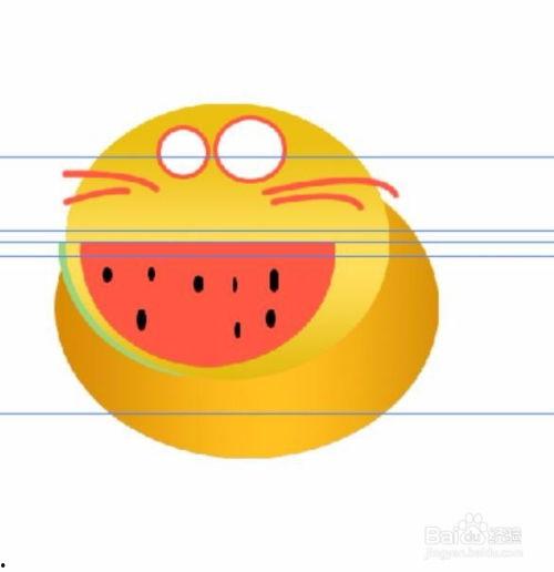 猫吃瓜怎么画好看,猫吃瓜的趣味插画指南